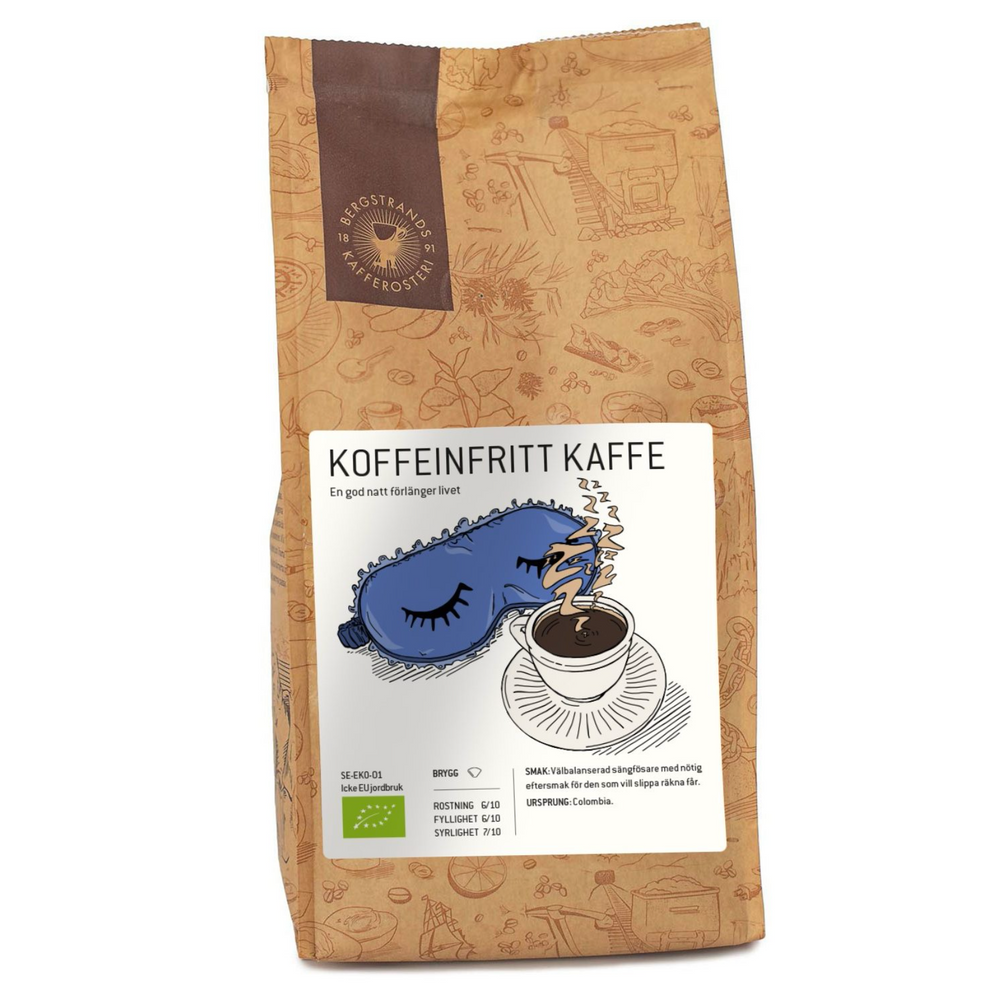 Bergstrands Kafferosteri - Koffeinfri, Økologisk