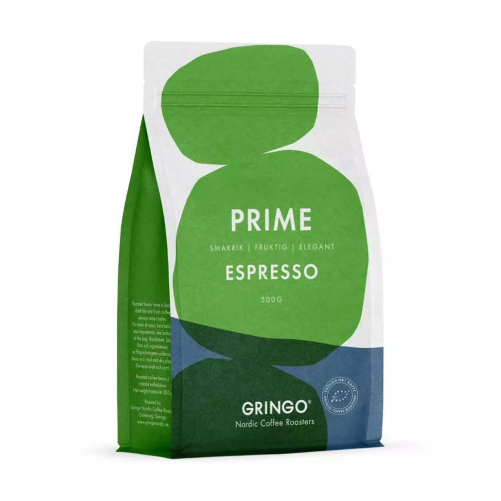 Gringo - PRIME ESPRESSO Hele Bønner, ØKO