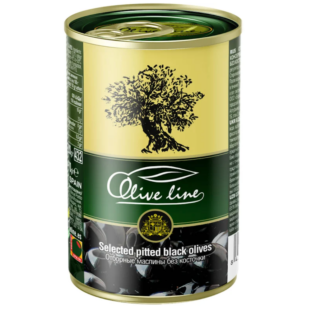 OLIVE LINE - Sorte hele oliven, udhulet