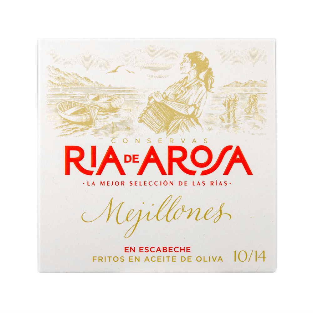 Ortiz - Ria de Arosa Mejillones en escabeche Muslinger i marinade 115g