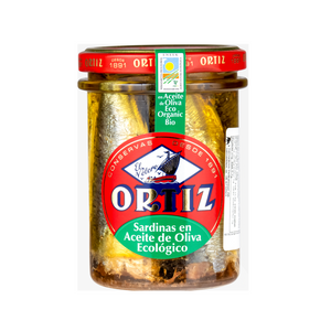 Ortiz - Sardiner i olivenolie økologiske 190g