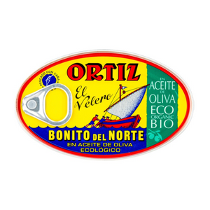 Ortiz - Bonito del Norte en aceite de oliva Tunfisk i olivenolie økologisk 112g