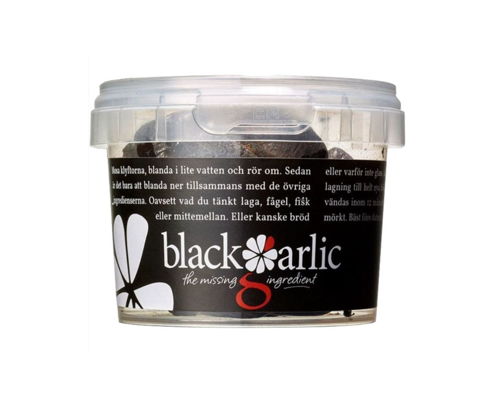 Black garlic peeled - fermenteret hvidløg 50g